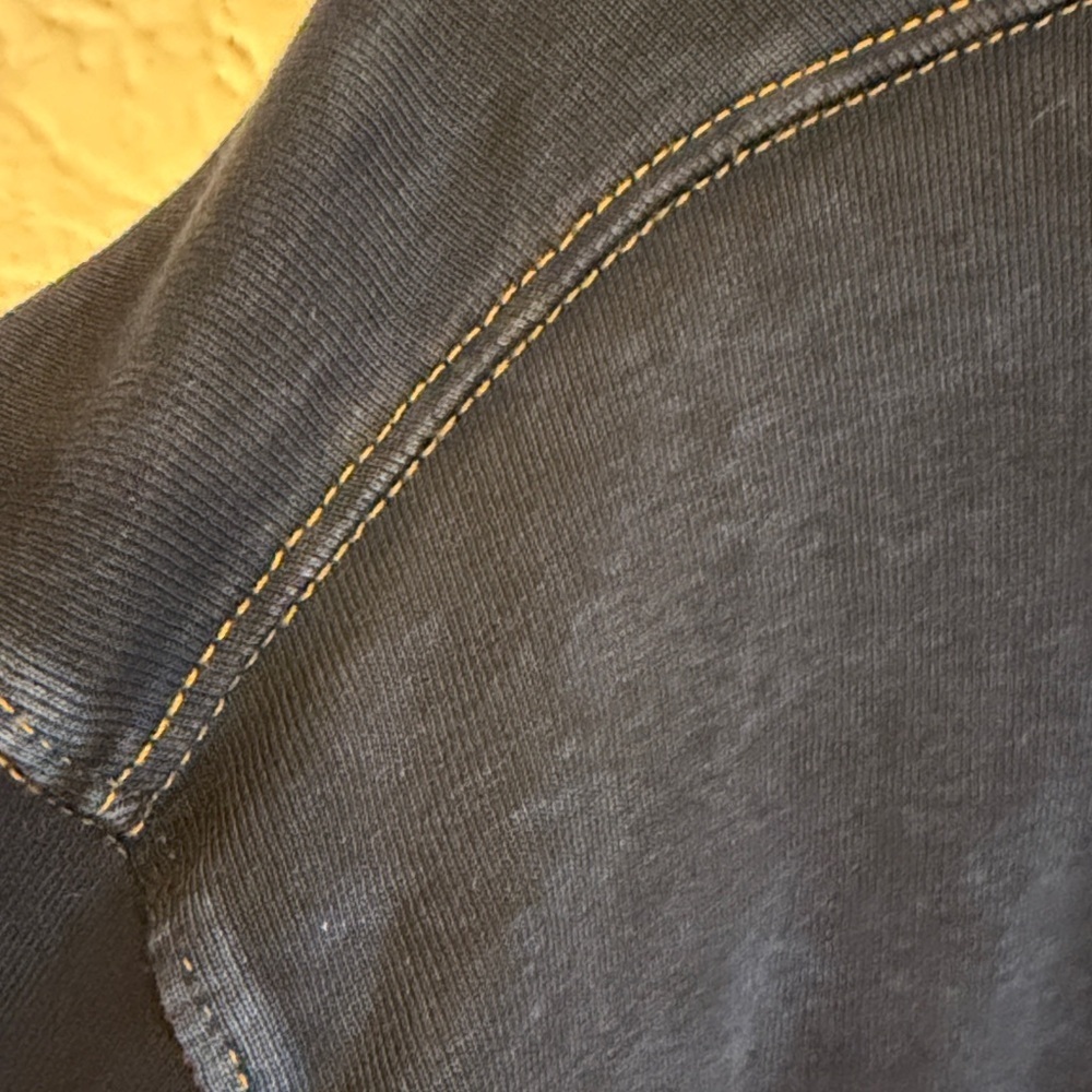 🌵🌵🌵3 for 12$🌵🌵🌵Men's Jake Agave Dark Blue Denim Long Sleeve TShirt-Large - Picture 5 of 10